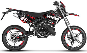Dekor kit Beta RR 50 Motard 2011-2020 Army Speeder | Motorradaufkleber | Personalisierung 50cc | armysctv
