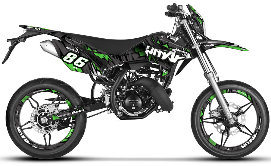 Graphics kit Beta RR 50 Motard 2011-2020 Army Speeder | motorcycle stickers | 50cc customization | armysctv