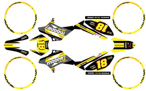Dekor kit Beta RR 50 Motard 2011-2020 Mooney vr46 | Motorradaufkleber | Personalisierung 50cc | armysctv