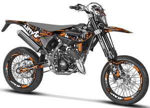 Dekor kit Beta RR 50 Motard 2021-2025 Army Eyes | Motorradaufkleber | Personalisierung 50cc | armysctv