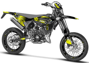 Kit pegatinas Beta RR 50 Motard 2021-2025 Ejército Zorro | pegatinas moto | personalización 50cc | armysctv