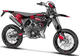 Kit pegatinas Beta RR 50 Motard 2021-2025 Ejército Zorro | pegatinas moto | personalización 50cc | armysctv