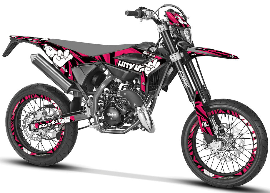 Kit déco Beta RR 50 Motard 2021-2025 Army Finger | autocollants moto | personnalisation 50cc | armysctv