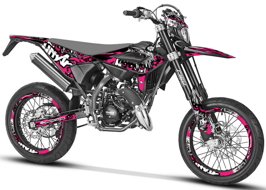 Kit déco Beta RR 50 Motard 2021-2025 Army Eyes | autocollants moto | personnalisation 50cc | armysctv