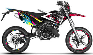 100% custom Graphics kit Beta RR 50 Motard 2011-2020 | motorcycle stickers | 50cc customization | armysctv