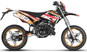 Dekor kit Beta RR 50 Motard 2011-2020 Honda Repsol | Motorradaufkleber | Personalisierung 50cc | armysctv