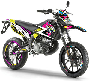 Dekor kit 100% custom Derbi Senda xtreme 50cc 2011-2017 | Motorradaufkleber | Personalisierung 50cc | armysctv