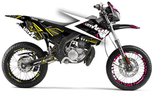 Dekor kit 100% custom Derbi Senda Xtreme 2006-2010 | Motorradaufkleber | Personalisierung 50cc | armysctv