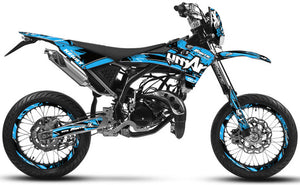 Kit pegatinas Fantic 50cc 2017-2022 Army Velocity | pegatinas para moto | personalización 50cc | armysctv