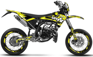 Kit pegatinas Fantic 50cc 2017-2022 Army Velocity | pegatinas para moto | personalización 50cc | armysctv