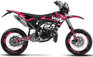 Kit pegatinas Fantic 50cc 2017-2022 Army Velocity | pegatinas para moto | personalización 50cc | armysctv