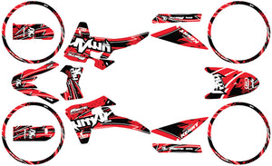 Kit pegatinas Fantic 50cc 2017-2022 Army Velocity | pegatinas para moto | personalización 50cc | armysctv