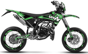 Kit pegatinas Fantic 50cc 2017-2022 Army Velocity | pegatinas para moto | personalización 50cc | armysctv