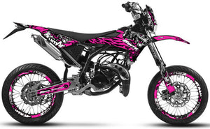 Dekor kit Fantic 50cc 2017-2022 Army Eyes | Motorradaufkleber | Personalisierung 50cc | armysctv
