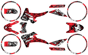 Dekor kit Fantic 50cc 2017-2022 Army Eyes | Motorradaufkleber | Personalisierung 50cc | armysctv