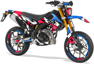Dekor kit Rieju MRT 50cc 2022-2025 Armee Sieg | Motorradaufkleber | Personalisierung 50cc | armysctv