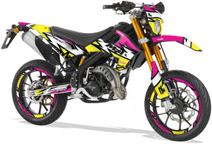Dekor kit Rieju MRT 50cc 2022-2025 Armee Sieg | Motorradaufkleber | Personalisierung 50cc | armysctv