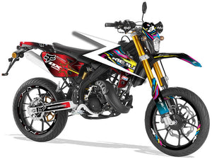 Dekor kit Rieju MRT 50cc 2009-2021 - 100% Custom | Motorradaufkleber | Personalisierung 50cc | armysctv