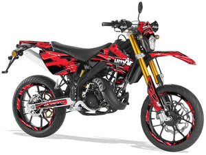 Dekor kit Rieju MRT 50cc Armee Geschwindigkeit | Motorradaufkleber | Personalisierung 50cc | armysctv