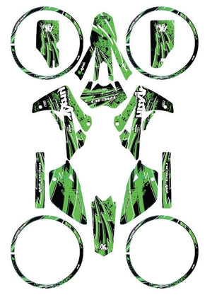 Dekor kit Rieju MRT 50cc Armee Geschwindigkeit | Motorradaufkleber | Personalisierung 50cc | armysctv