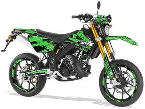 Dekor kit Rieju MRT 50cc Armee Geschwindigkeit | Motorradaufkleber | Personalisierung 50cc | armysctv
