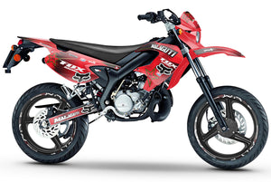 Dekor kit 50cc Malaguti XSM 2002-2011 Armee Fuchs | Motorradaufkleber | Personalisierung 50cc | armysctv