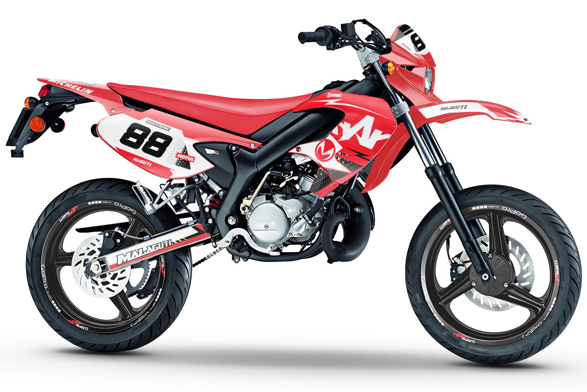 50cc Graphics kit Malaguti XSM 2002-2011 Army Legacy | motorcycle stickers | 50cc customization | armysctv