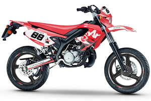 Dekor kit 50cc Malaguti XSM 2002-2011 Armee Vermächtnis | Motorradaufkleber | Personalisierung 50cc | armysctv