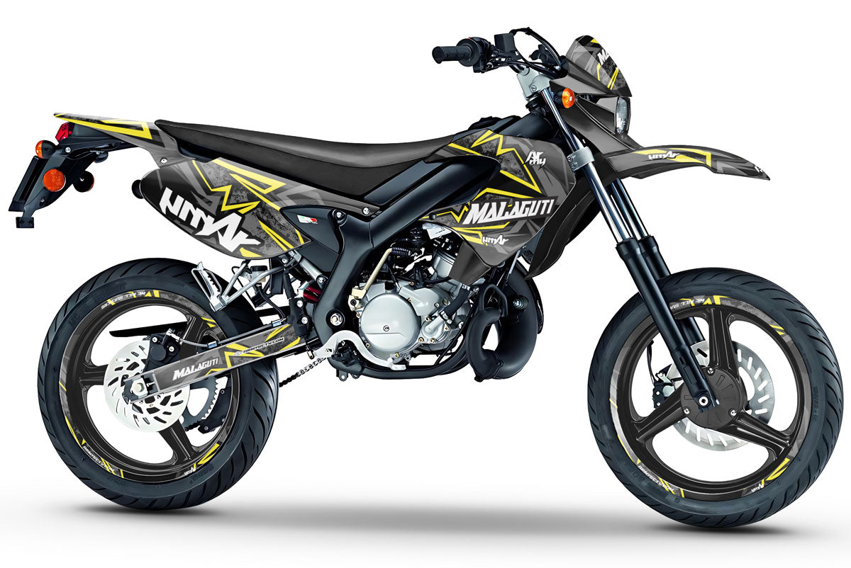 Dekor kit 50cc Malaguti XSM 2002-2011 Redrum | Motorradaufkleber | Personalisierung 50cc | armysctv