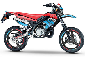 Dekor kit 50cc Malaguti XSM 2002-2011 Armee Sieg | Motorradaufkleber | Personalisierung 50cc | armysctv