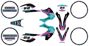 50cc Graphics kit Malaguti XSM 2002-2011 Vulture | motorcycle stickers | 50cc customization | armysctv