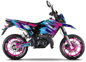 Dekor kit 50cc Malaguti XSM/XTM 2019-2022 Army Blast | Motorradaufkleber | 50cc Personalisierung | armysctv