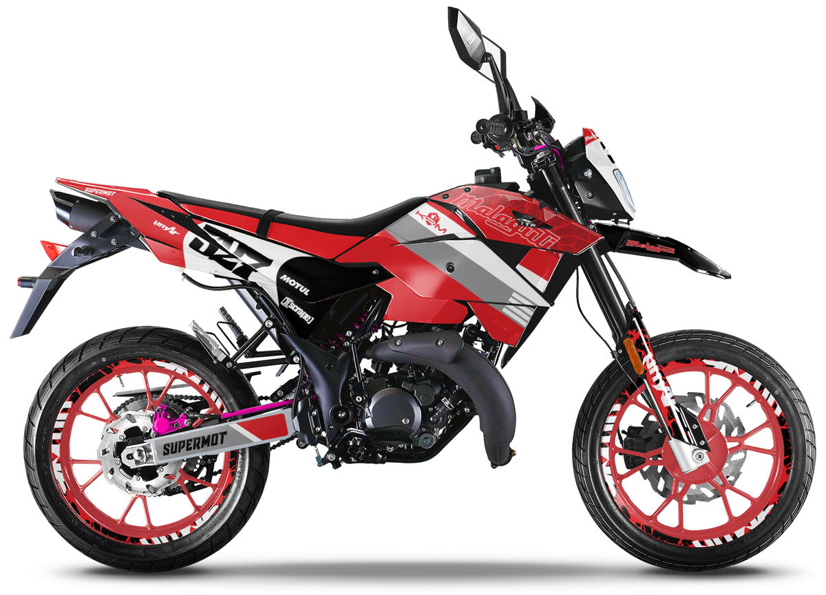 Graphic decals Malaguti XSM XTM 50cc Crew Dynamic and