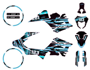 Dekor kit 50cc Malaguti XSM / XTM 2019-2023 Army Dream | Motorradaufkleber | 50cc Personalisierung | armysctv