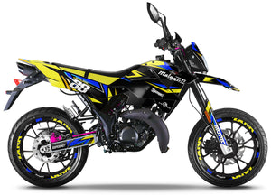 Dekor kit 50cc Malaguti XSM / XTM 2019-2023 Army Finder | Motorradaufkleber | Personalisierung 50cc | armysctv