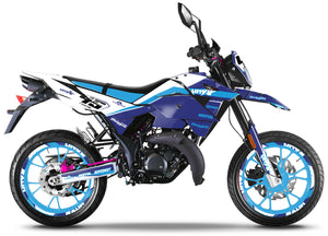 Dekor kit 50cc Malaguti XSM / XTM 2019-2023 Armee-Rakete | Motorradaufkleber | 50cc Personalisierung | armysctv