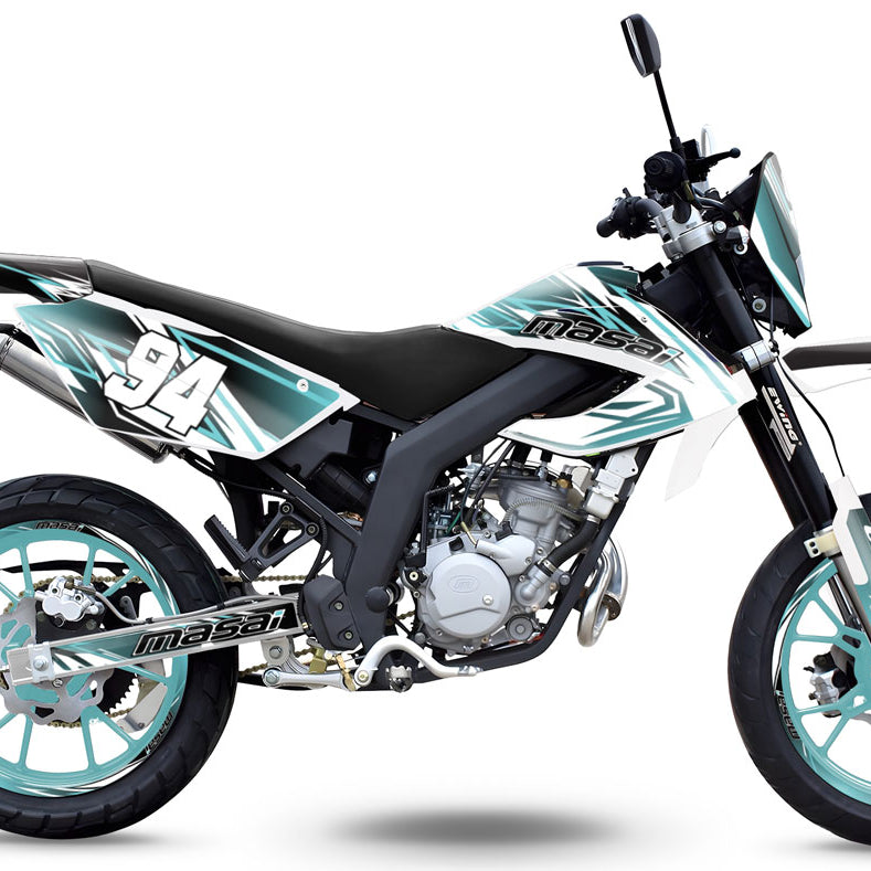 50cc Graphics kit Masai Razer 50 SM 2012-2025 Army Striker | motorcycle stickers | 50cc customization | armysctv