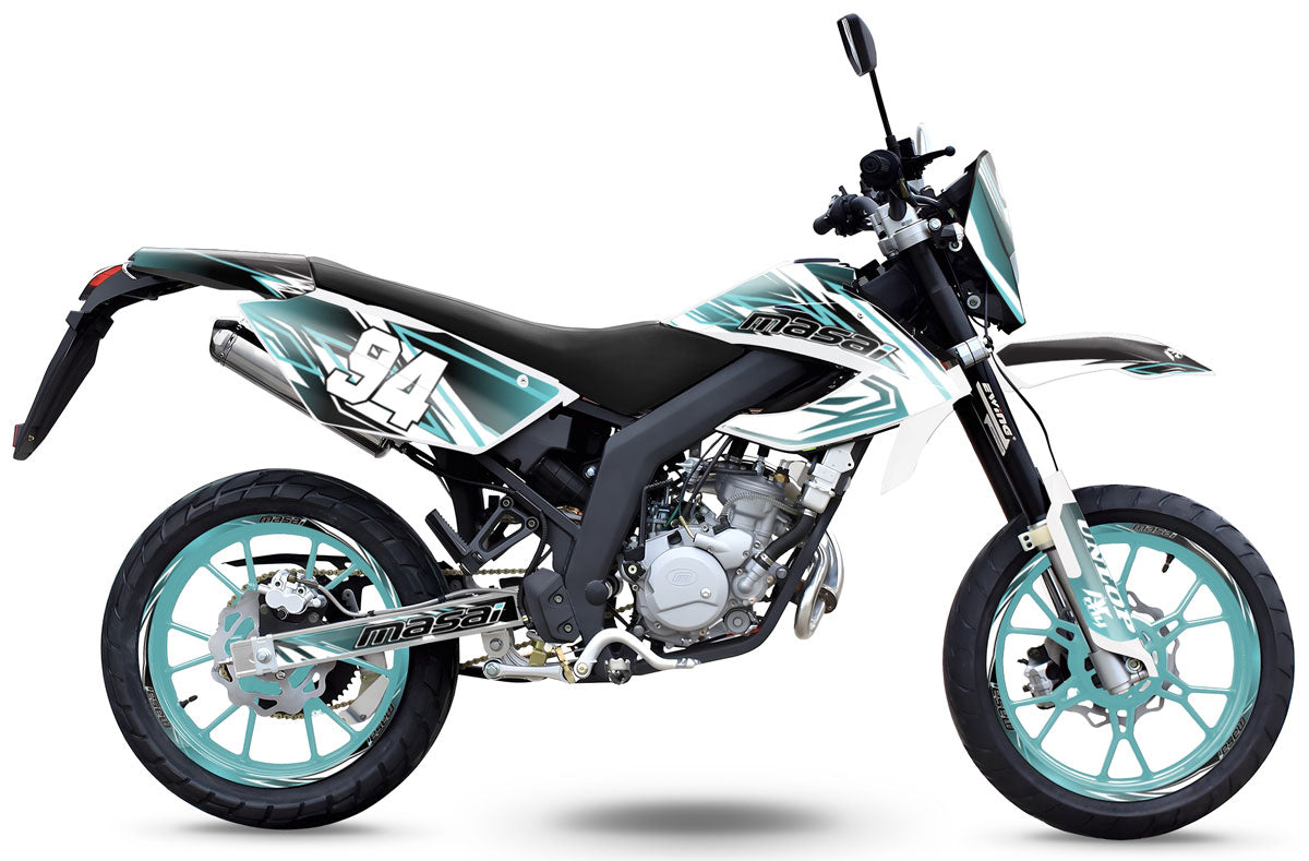 50cc Graphics kit Masai Razer 50 SM 2012-2025 Army Striker | motorcycle stickers | 50cc customization | armysctv