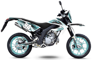 Kit pegatinas 50cc Masai Razer 50 SM 2012-2025 Ejército Atacante | pegatinas para moto | personalización 50cc | armysctv