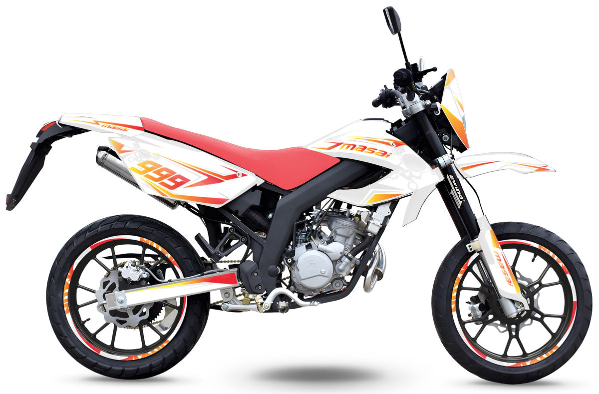 Dekor kit 50cc Masai Razer 50 SM 2012-2025 Kalt | Motorradaufkleber | 50cc Personalisierung | armysctv