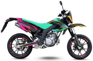 Dekor kit 50cc Masai Razer 50 SM 2012-2025 Eclipse | Motorradaufkleber | 50cc Personalisierung | armysctv