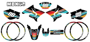 Dekor kit 50cc MBK X-Limit Bikelife | Motorradaufkleber | Personalisierung 50cc | armysctv