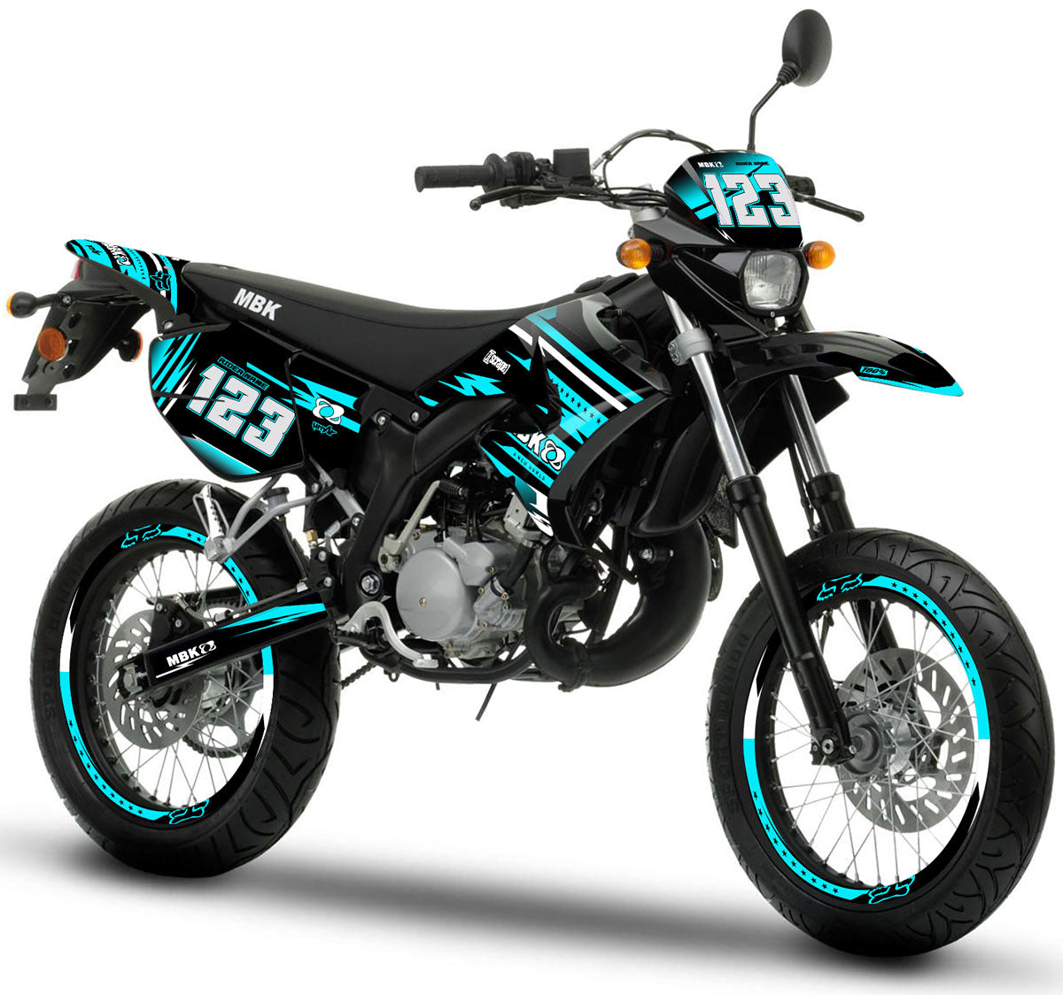 Deko-sett 50cc MBK X-Limit Army Dream | motorsykkelklistremerker | tilpasning 50cc | armysctv