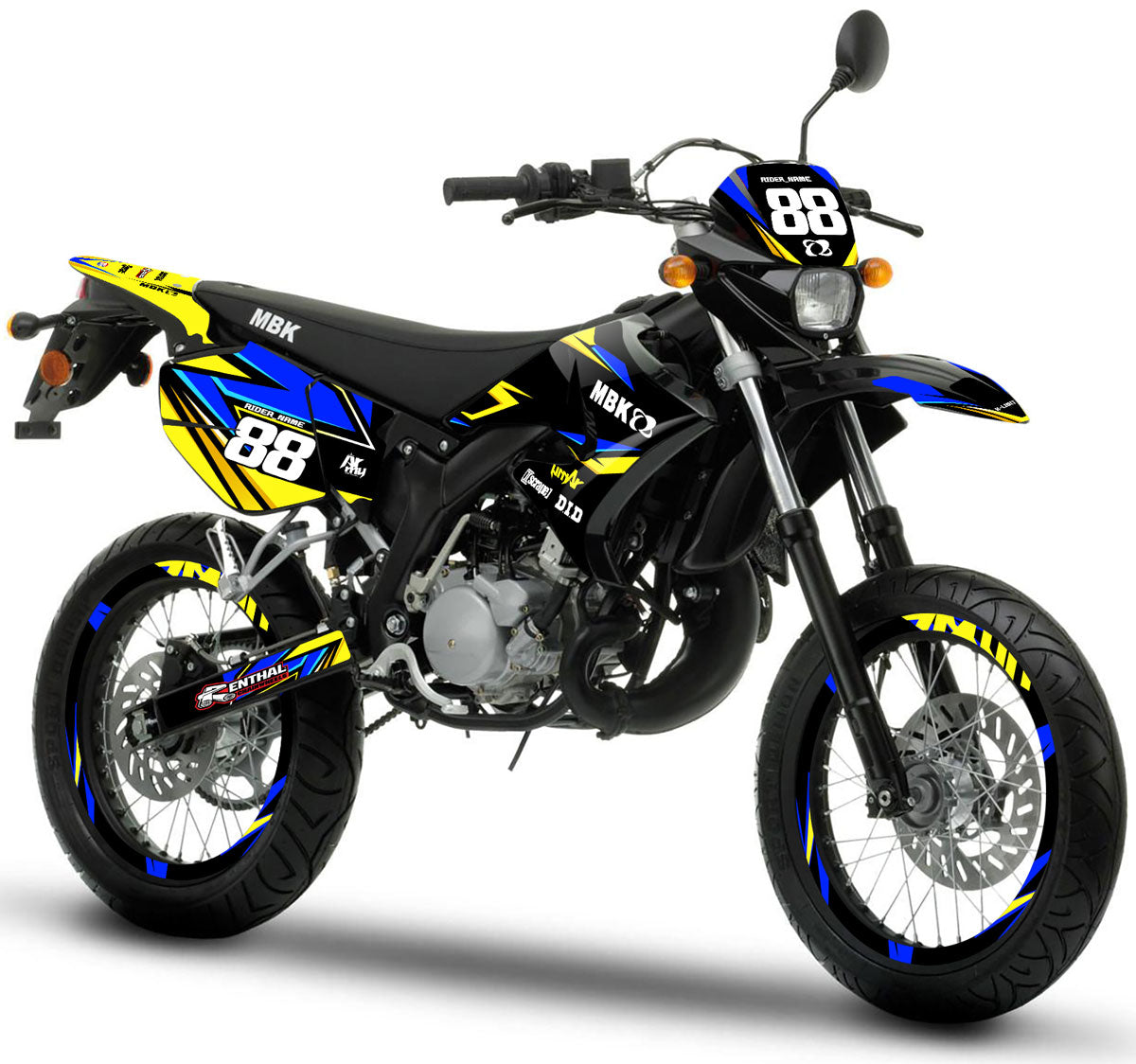 Kit pegatinas 50cc MBK X-Limit Army Finder | pegatinas para moto | personalización 50cc | armysctv