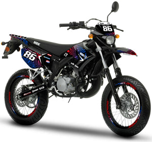 Kit pegatinas 50cc MBK X-Limit Army Fluid | pegatinas para moto | personalización 50cc | armysctv