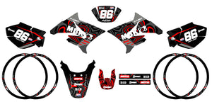 Dekor kit 50cc MBK X-Limit Army Waves | Motorradaufkleber | 50cc Personalisierung | armysctv