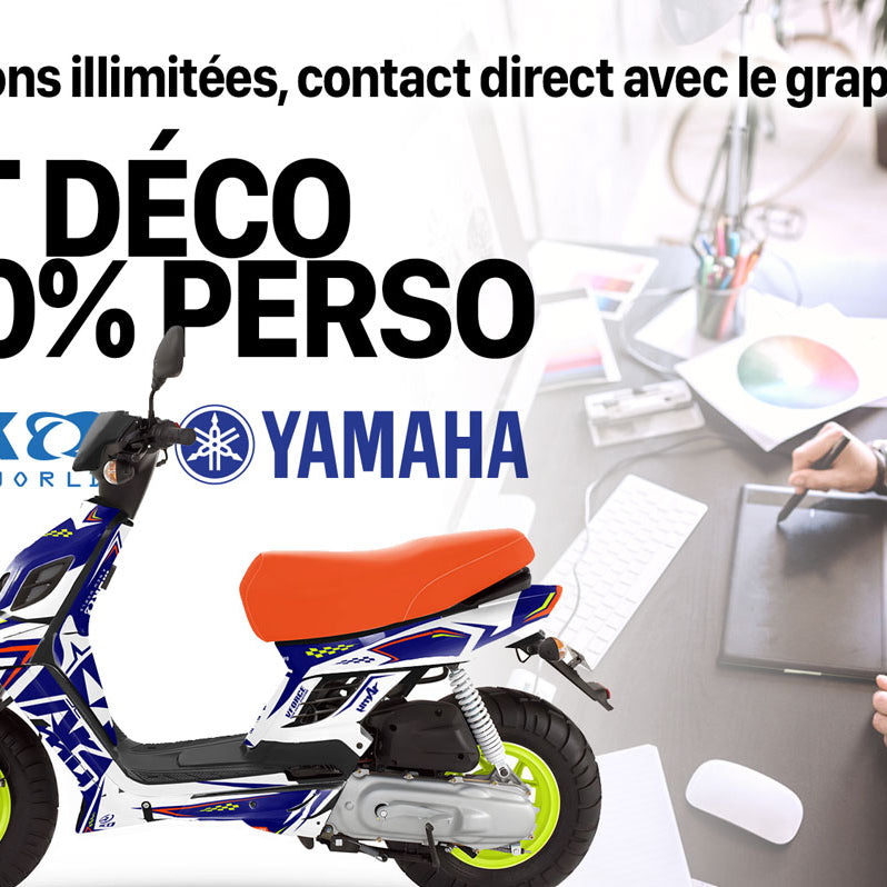 kit de decoración 100% personalizado Booster RX BCD / Yamaha BW'S RX BCD | adhesivos para moto | personalización 50cc | armysctv