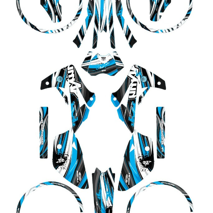 Rieju MRT 50cc 2009-2021 Army SX Graphics kit | motorcycle stickers | 50cc customization | armysctv