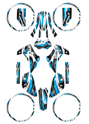 Dekor kit Rieju MRT 50cc 2009-2021 Armee SX | Motorradaufkleber | Personalisierung 50cc | armysctv