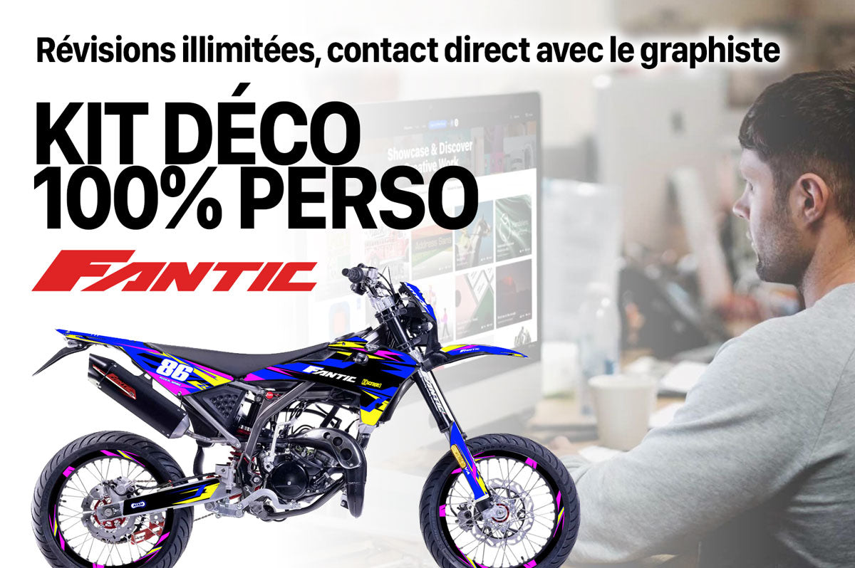 Graphic kit Fantic 50cc 100% custom – armysctv